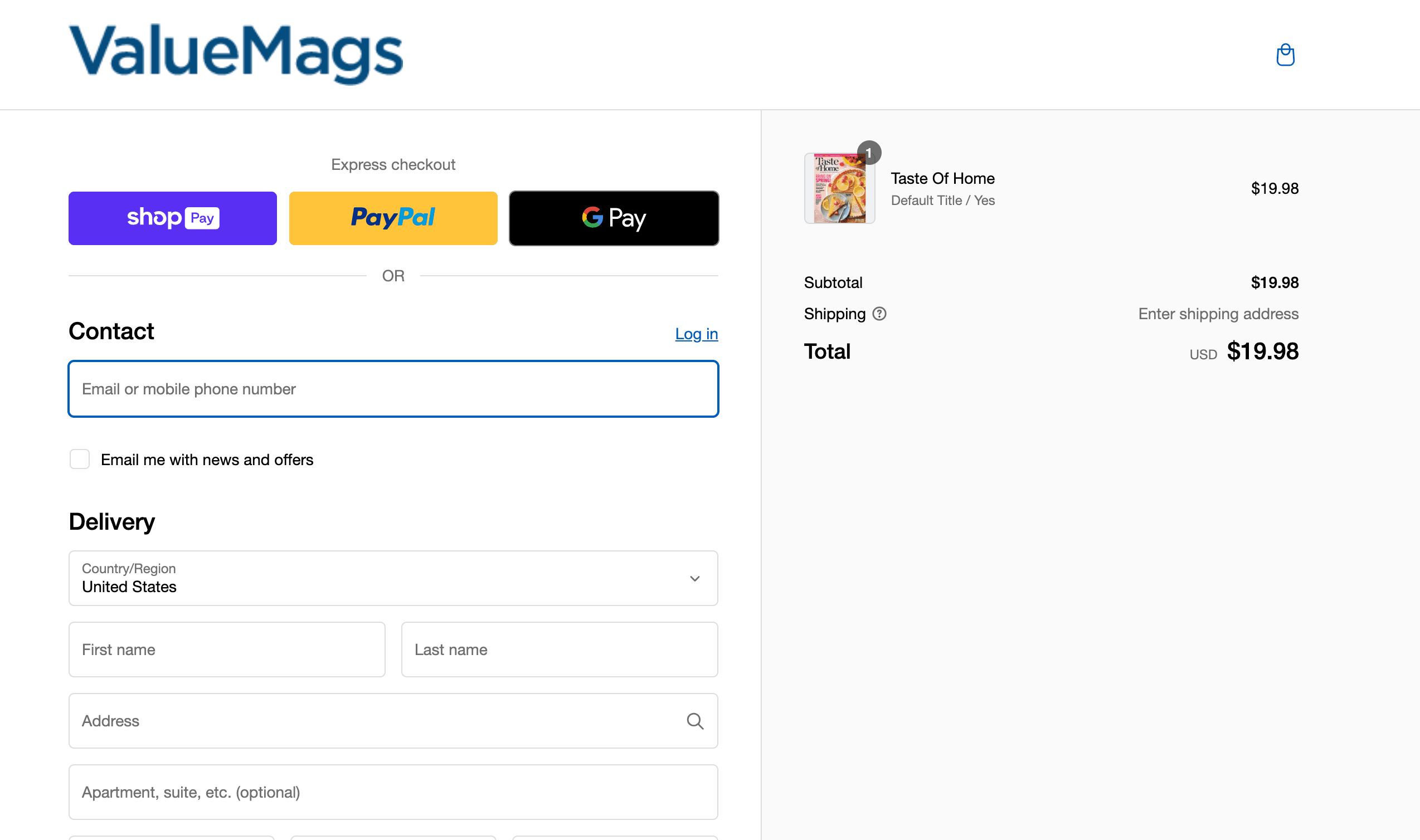 How to apply ValueMags coupon code